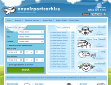 Tablet Screenshot of anyairportcarhire.com